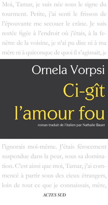 Ci-gît l'amour fou - Ornela Vorpsi