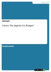 Cicero:  De imperio Cn. Pompei 