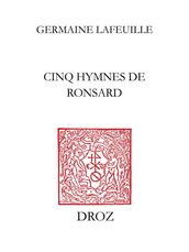 Cinq hymnes de Ronsard