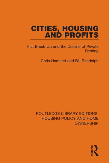 Cities, Housing and Profits - Bill Randolph - Chris Hamnett