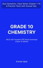 Class 10 Chemistry MCQ (PDF) Questions and Answers 10th Grade Chemistry MCQs e-Book Download