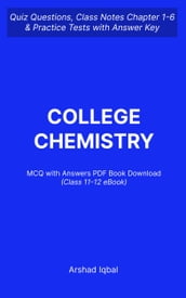 Class 11-12 Chemistry MCQ (PDF) Questions and Answers College Chemistry MCQs e-Book Download