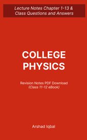 Class 11 & 12 Physics Quiz PDF Book College Physics Quiz Questions and Answers PDF