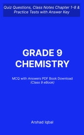 Class 9 Chemistry MCQ (PDF) Questions and Answers 9th Grade Chemistry MCQs e-Book Download
