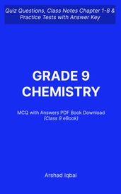 Class 9 Chemistry MCQ PDF Book 9th Grade Chemistry MCQ Questions and Answers PDF