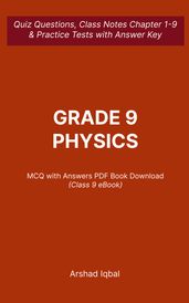 Class 9 Physics MCQ PDF Book 9th Grade Physics MCQ Questions and Answers PDF