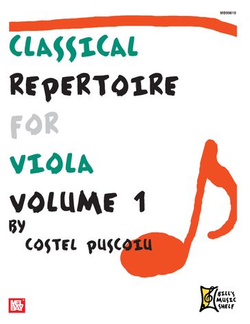 Classical Repertoire for Viola - Volume 1 - Costel Puscoiu