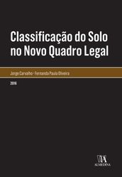 Classificação do Solo no Novo Quadro Legal