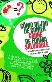 Cómo dejar de comer carne de forma saludable (Todo lo que debes saber antes de dar el paso)