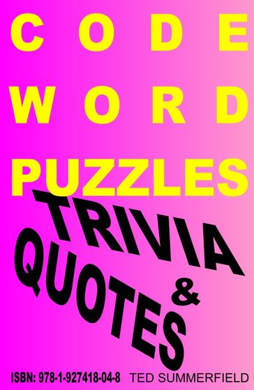 Code Word Puzzles - Ted Summerfield