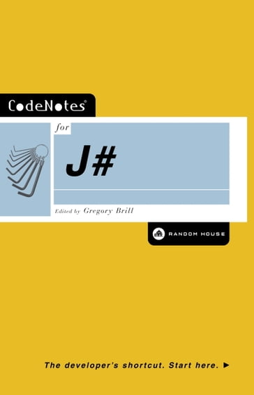 CodeNotes for J# - Gregory Brill