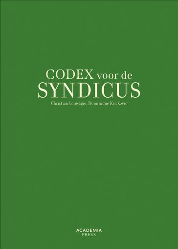 Codex voor de syndicus - Dominique Krickovic - Christian Louwagie