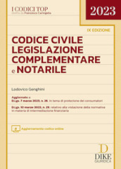 Codice civile, legislazione complementare e notarile. Con aggiornamento online