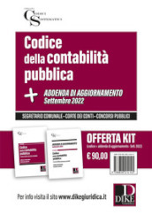 Codice della contabilità pubblica-Addenda di aggiornamento. Settembre 2022. Kit