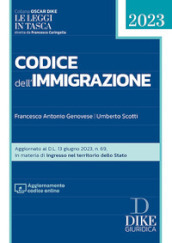 Codice dell immigrazione 2023. Con aggiornamento online