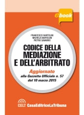 Codice della mediazione e dell arbitrato