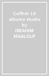 Coffret 10 albums studio