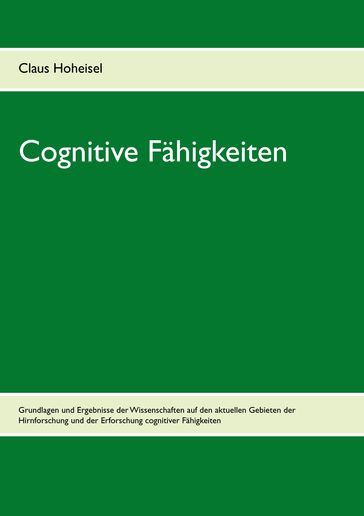Cognitive Fähigkeiten - Claus Hoheisel