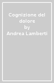 Cognizione del dolore