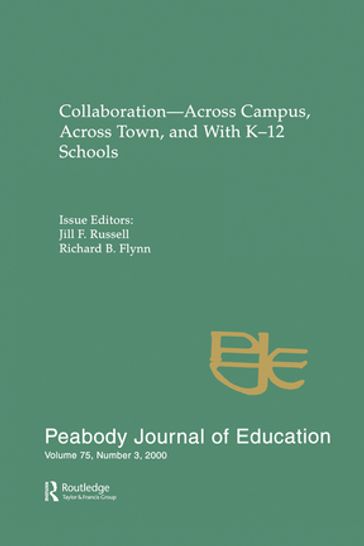 Collaboration--across Campus, Across Town, and With K-12 Schools