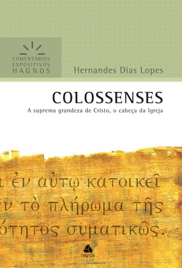 Colossenses - Hernandes Dias Lopes