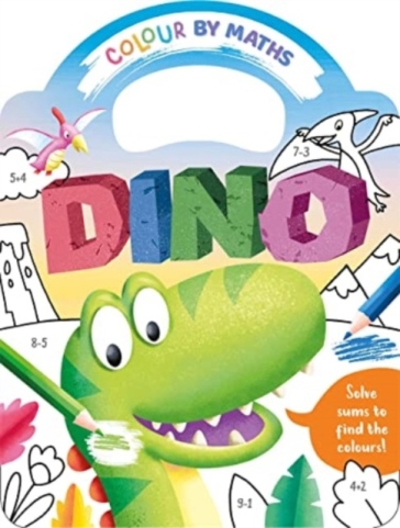 Colour By Maths: Dino - Igloo Books