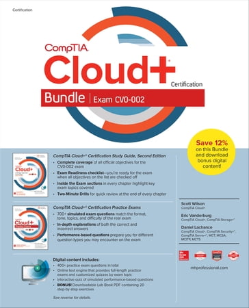 CompTIA Cloud+ Certification Bundle (Exam CV0-002) - Scott Wilson - Eric A. Vanderburg - Daniel Lachance