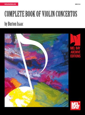 Complete Book of Violin Concertos - Burton Isaac