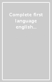 Complete first language english for Cambridge IGCSE. Student s book. Per le Scuole superiori. Con espansione online. Con CD-ROM