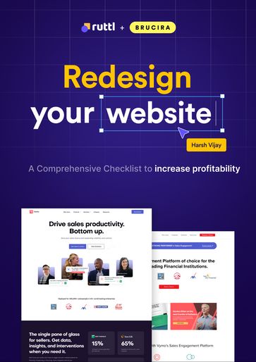 A Comprehensive Checklist to Redesign Your Website & Increase Profitability - Harsh Vijay - Siddhita Upare