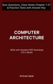 Computer Architecture MCQ (PDF) Questions and Answers CS MCQs e-Book Download