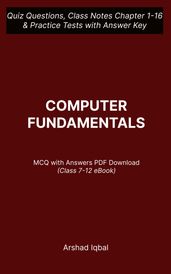 Computer Fundamentals MCQ PDF Book Class 7-12 Computer MCQ Questions and Answers PDF