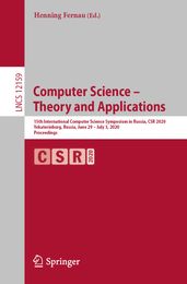Computer Science  Theory and Applications