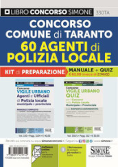 Concorso Comune di Taranto. 60 agenti di polizia locale. Kit di preparazione. Manuale + Quiz. Con software di simulazione
