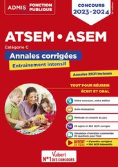 Concours ATSEM et ASEM - Catégorie C - Annales corrigées