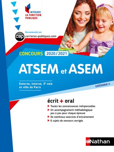 Concours ATSEM et ASEM 2020-2021 - Ecrit + Oral - N° 16 - Catégorie C - (IFP) - (EFL3) - 2020 - Louisa REBIH