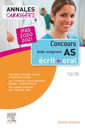 Concours Aide-soignant - Annales corrigées - IFAS 2020/2021