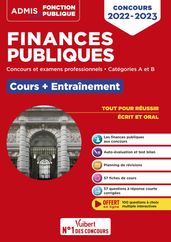 Concours Finances publiques - Catégories A et B - Concours 2022-2023