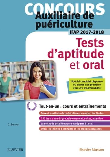 Concours auxiliaire de puériculture - Tests d'aptitude et oral - IFAP 2017-2018 - Ghyslaine Benoist