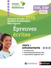 Concours d entrée AS/AP - Ecrit - 2019