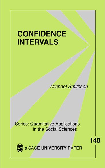 Confidence Intervals - Michael Smithson