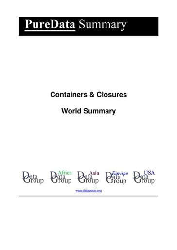 Containers & Closures World Summary - Editorial DataGroup