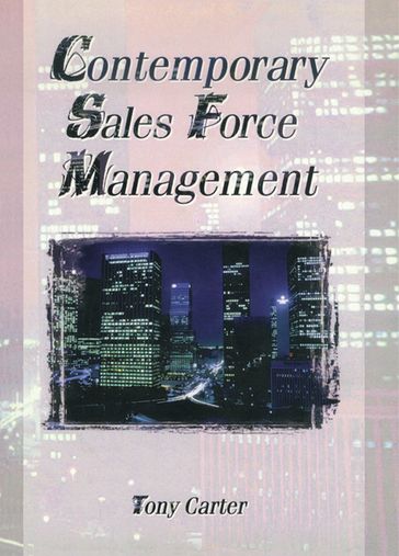 Contemporary Sales Force Management - William Winston - Tony Carter