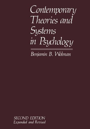 Contemporary Theories and Systems in Psychology - Benjamin B. Wolman