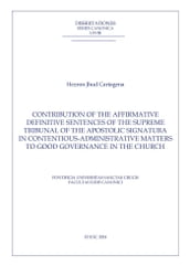 Contribution of the Affirmative Definitive Sentences of the Supreme Tribunal of the Apostolic Signatura