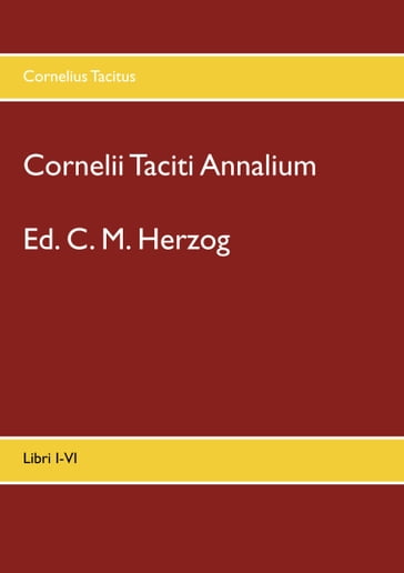 Cornelii Taciti Annalium - Cornelius Tacitus