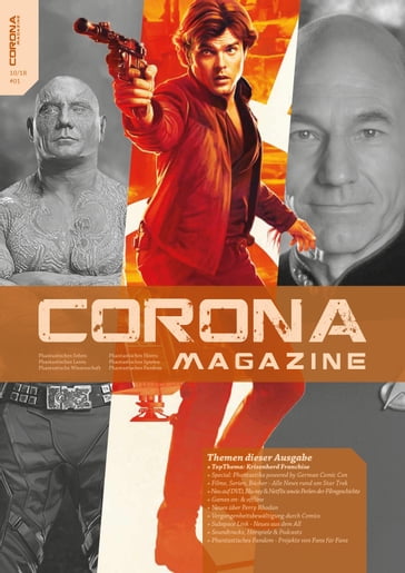 Corona Magazine 10/2018: Special Phantastika - Alexandra Trinley - Andreas Dannhauer - Bernd Perplies - Bettina Petrik - Birgit Schwenger - Bjorn Sulter - Fabian Wolz - Grit Richter - Lieven L. Litaer - Oliver Koch - Reiner Krauss - Reinhard Prahl - Sharine Jansen - Sven Wedekin - Thorsten Walch - Uwe Anton