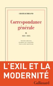 Correspondance générale (Tome IX) - 1831-1835