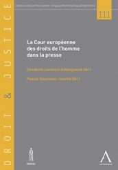 La Cour européenne des droits de l homme dans la presse