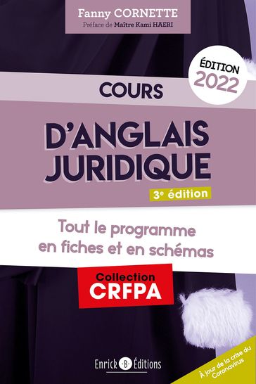 Cours d'anglais juridique 2022 - Fanny Cornette